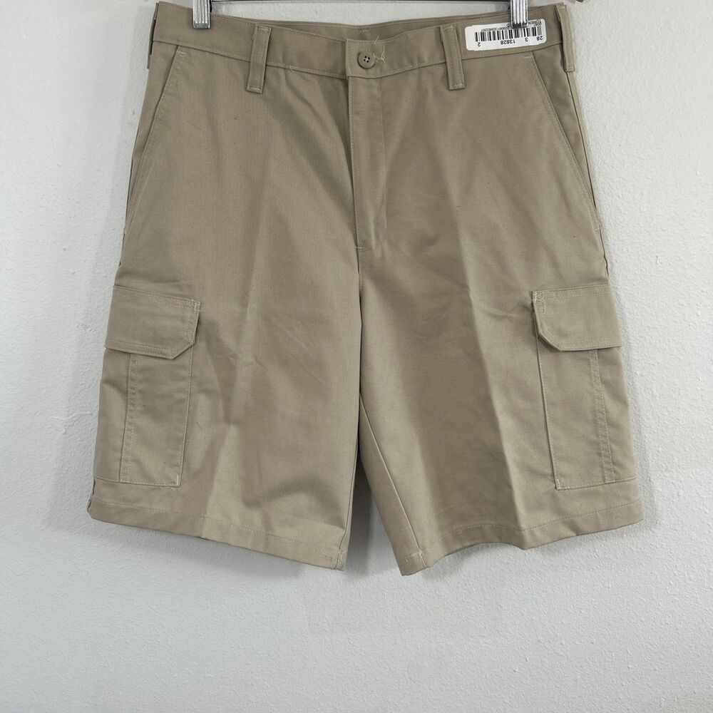 Cintas Shorts Mens 32 Beige Cargo Comfort‎ Flex Uniform Workwear